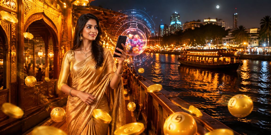 ঢাকায় রাতের লটারির বাজারের দৃশ্য